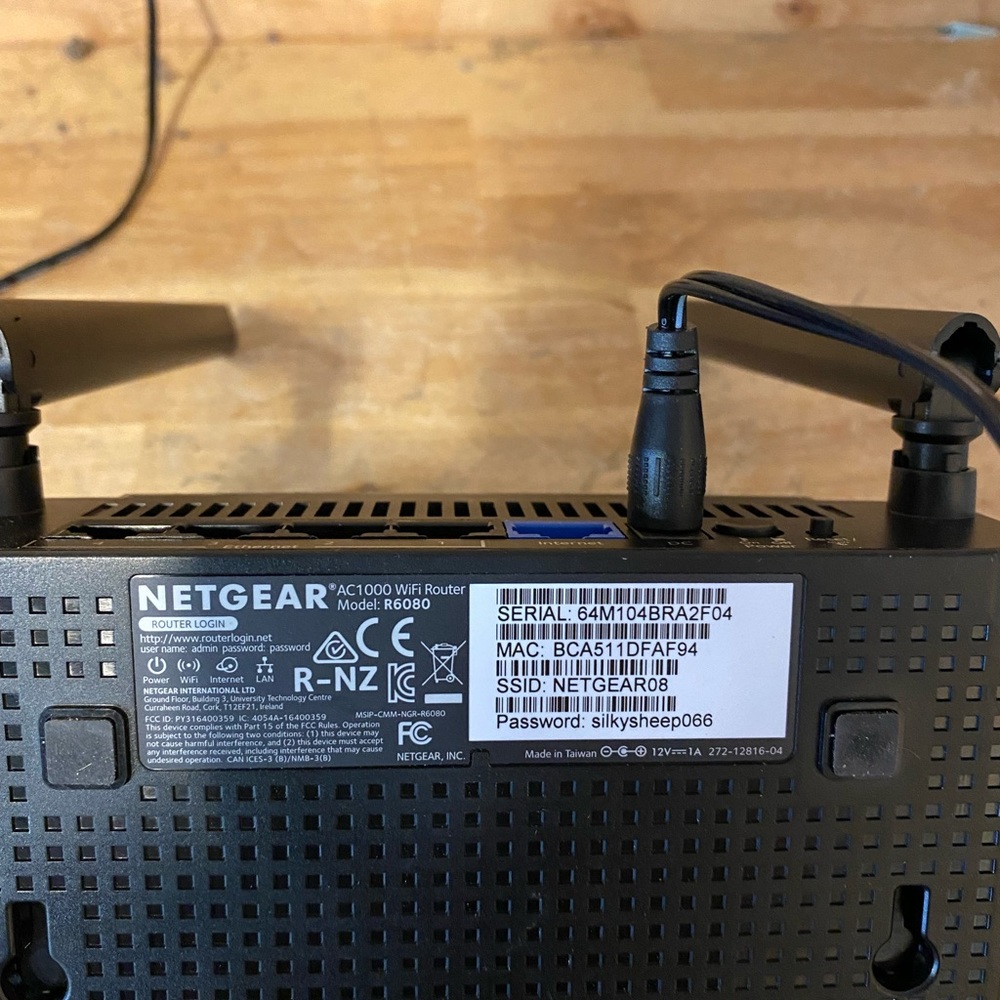 Netgear R6080 Dual Band Smart Wi-Fi 5 Router AC1000 - Picture 8 of 12
